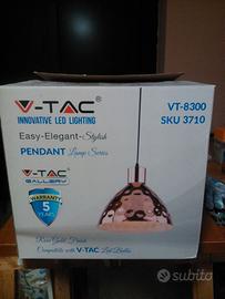 LAMPADARIO V-TAC VT-8300 IN METALLO CROMATO