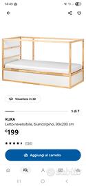 letto singolo IKEA 