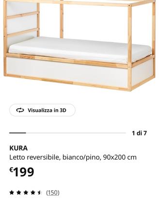 letto singolo IKEA 
