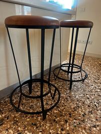 2 sgabelli da bar