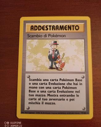 3 carte Pokemon rare set base