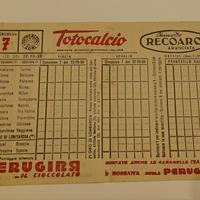 Schedina Totocalcio concorso n.7 del 1950