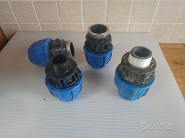 Raccordo tubo D50 polipropilene PN 16