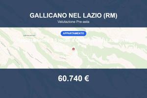 Immobile in asta di 59 m² a Gallicano nel Lazio
