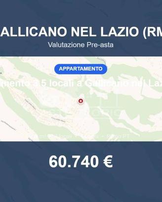 Immobile in asta di 59 m² a Gallicano nel Lazio