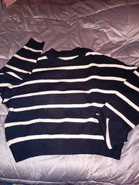 maglia d filo a righe 