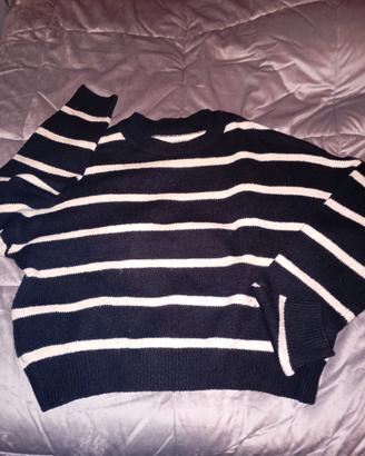 maglia d filo a righe 