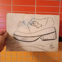 disegni di scarpe design anni 70 firmati 