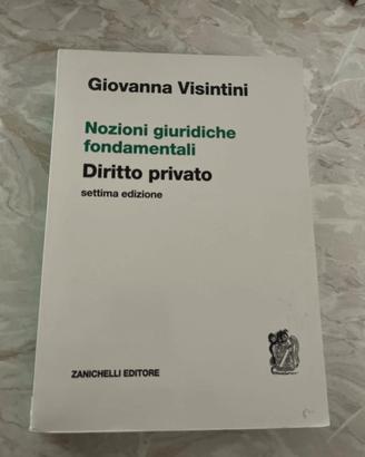 Nozioni giuridiche fondamentali - diritto privato