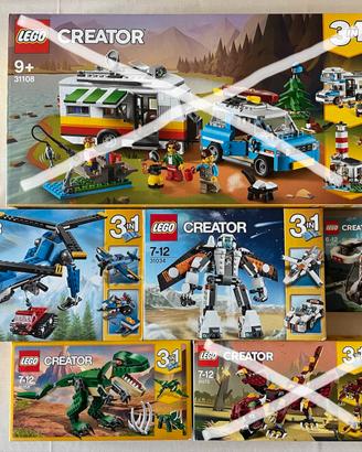 Set Lego City e Creator