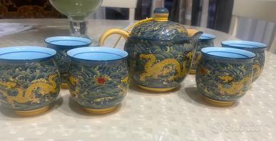 Servizio da té in porcellana cinese