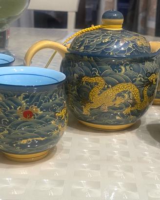 Servizio da té in porcellana cinese