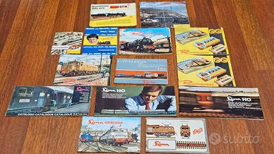 cataloghi treni rivarossi lima meccano anni '60