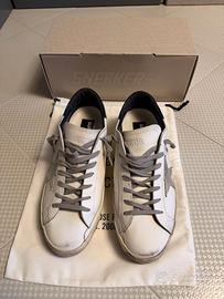 Golden Goose Super-Star Blu e Crema