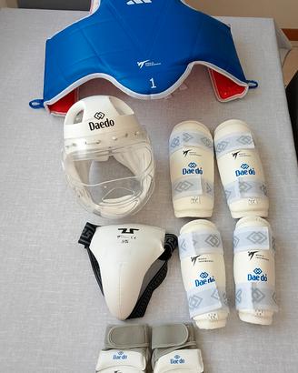 protezioni taekwondo 