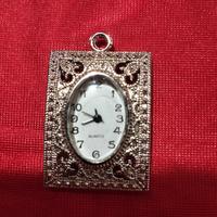 ciondolo orologio acciaio