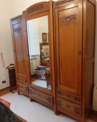 Camera da letto matrimoniale d'epoca anno 1913