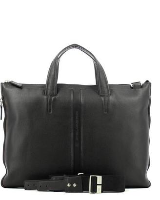 Borsa espandibile piquadro in pelle