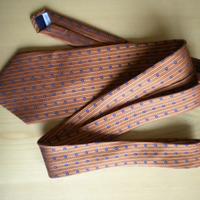 Cravatta uomo righe pois seta usata