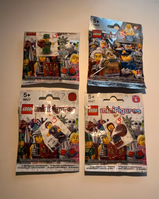 LEGO® 4 Minifigures Serie 6/9 con buste originali
