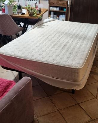 Rete + materasso su misura 210×120