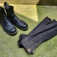 Stivali Equitazione in cuoio (tag. 42) + ghette