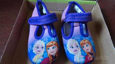 Ciabatte bambina Frozen, calde