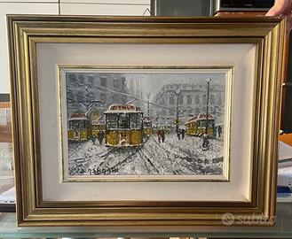 Quadro Tram Milano