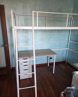  IKEA VITVAL  Struttura letto a soppalco