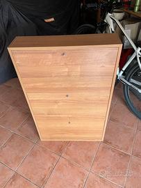Scarpiera tre’ ante