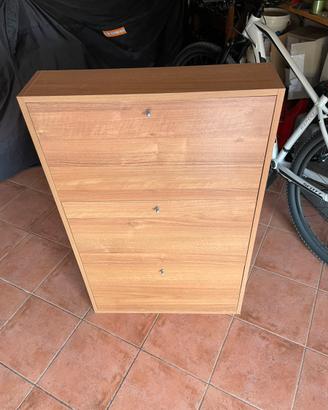 Scarpiera tre’ ante