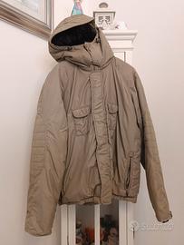 piumino con cappuccio tg M Minardi vere piume