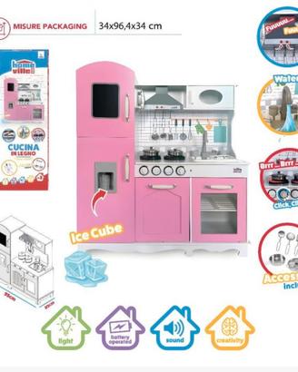 Cucina in legno per bambini