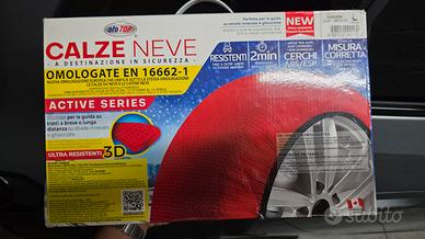 calze neve Taglia L - NUOVE Omologate EN 16622-1
