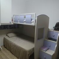 cameretta con soppalco più comò più scrivania