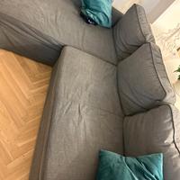 Divano Ikea con penisola con due fodere