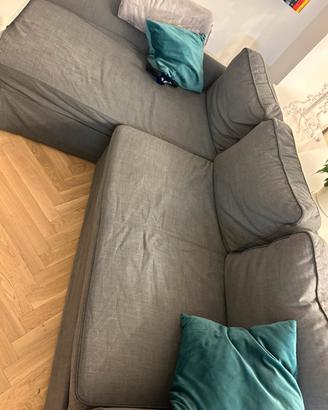 Divano Ikea con penisola con due fodere