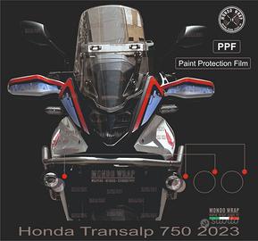Protezione faretti PPF Honda Transalp XL 750