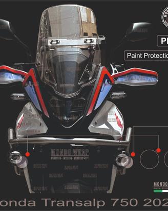 Protezione faretti PPF Honda Transalp XL 750