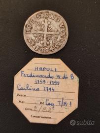 1 Carlino da 10 Grana 1794 Regno di Napoli