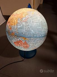 Mappamondo luminoso