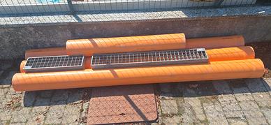 griglia Pirker + tubi in PVC