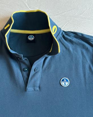 Polo NORTH SAILS con scritta e patch logo Tg. L