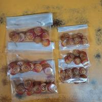 3 set bottoni vintage per giacca e manica 