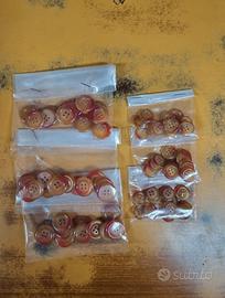 3 set bottoni vintage per giacca e manica 