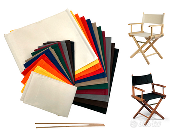 Set Tele  Sedia Regista,Schienale/Seduta/Bacchette