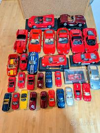 30 macchinine modellismo Ferrari in blocco