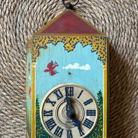 Orologio Antico da Parete dipinto a mano