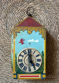 Orologio Antico da Parete dipinto a mano