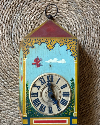 Orologio Antico da Parete dipinto a mano
